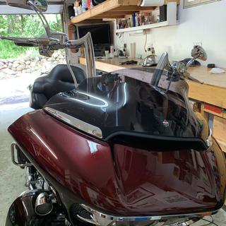 Klock Werks Dark Smoke 9 in. Sport Flare Windshield - KWW-01