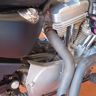 V-Factor Chrome 1 3/4 in. Slash Cut Drag Pipes - 90016 for 2004