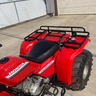 Red Rear Fender Set For Honda ATC250ES Big Red 250 (1985-1987) With Hardware