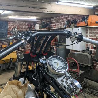 Extended Handlebar switches with Chrome Housings Harley-Davidson NS