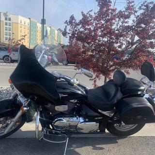 Mustang Seats Vintage Wide Touring Seat with Driver Backrest