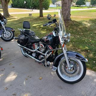 V-Twin Manufacturing Chrome 1 1/4 in. Front Engine Bar - 51-0897
