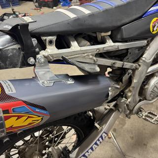 FMF Q4 Hex S/A Slip On Muffler - 044452 for 2019-2025 Yamaha YZ