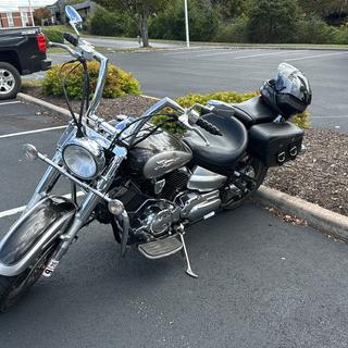 V-Factor Chrome 12 in. Hefty Ape Hanger 1 1/2 in. Handlebar w/1 in