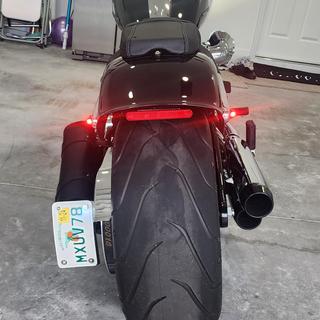 Kodlin Motorcyles Black Neowise 3-1 Mini Fender Strut