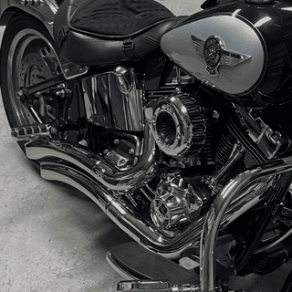 S&S Cycle Chrome Stealth Air Stinger Air Cleaner Kit w/Teardrop