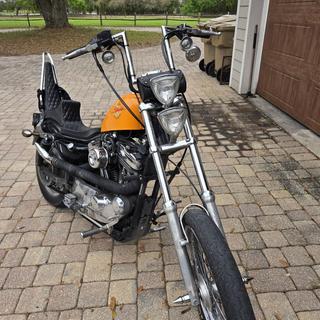 Wyatt Gatling Chrome 10 in. Z 1 in. Handlebar with Indents - 20240