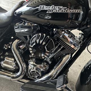 ARLEN NESS アレンネス INVERTED DEEP CUT エアクリーナー Softail Touring 17-18 ハーレー アレンネス INVERTED 乾式エアクリーナー Deep Cut ブラック