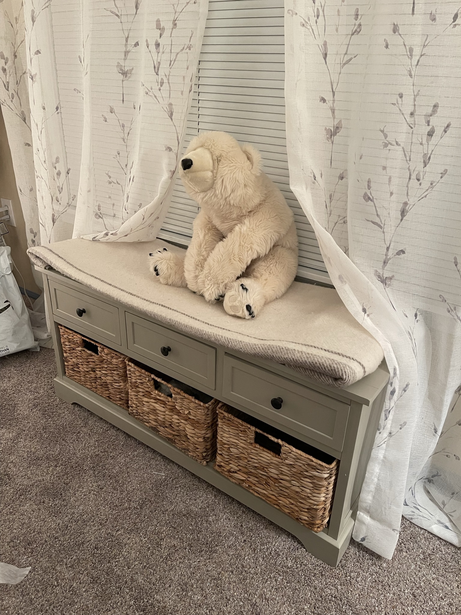 Safavieh Damien 3 Drawer Storage Bench | Ashley