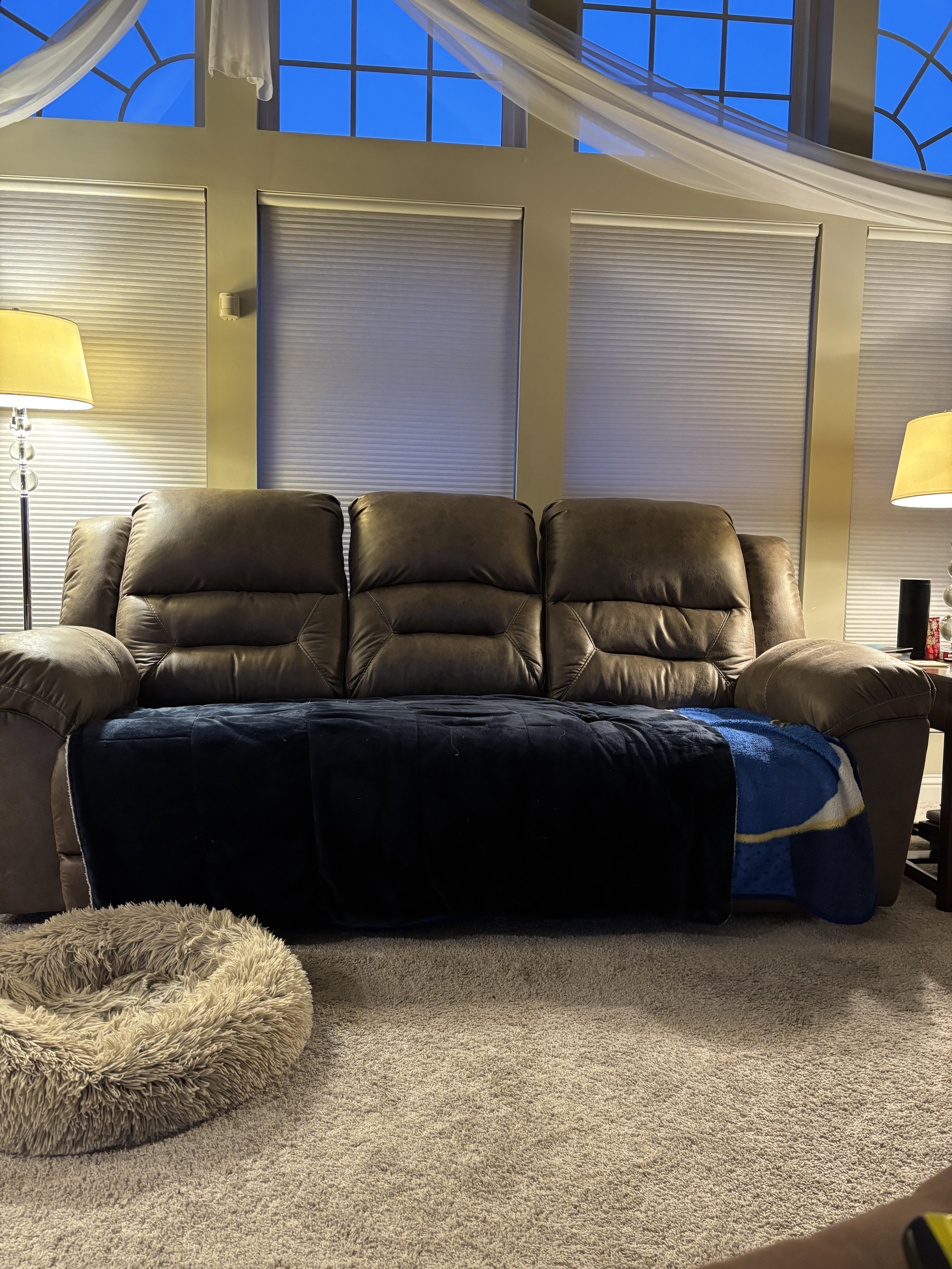 Stoneland Manual Reclining Sofa and Loveseat Set | Ashley