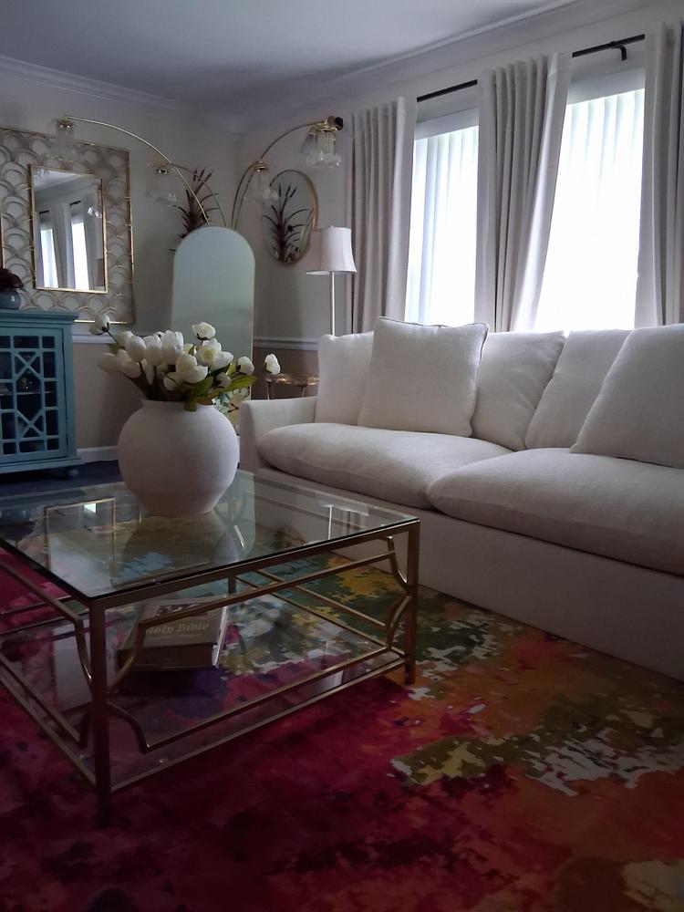 Ashley Luxe Whitehaven Velvet Loveseat | Ashley
