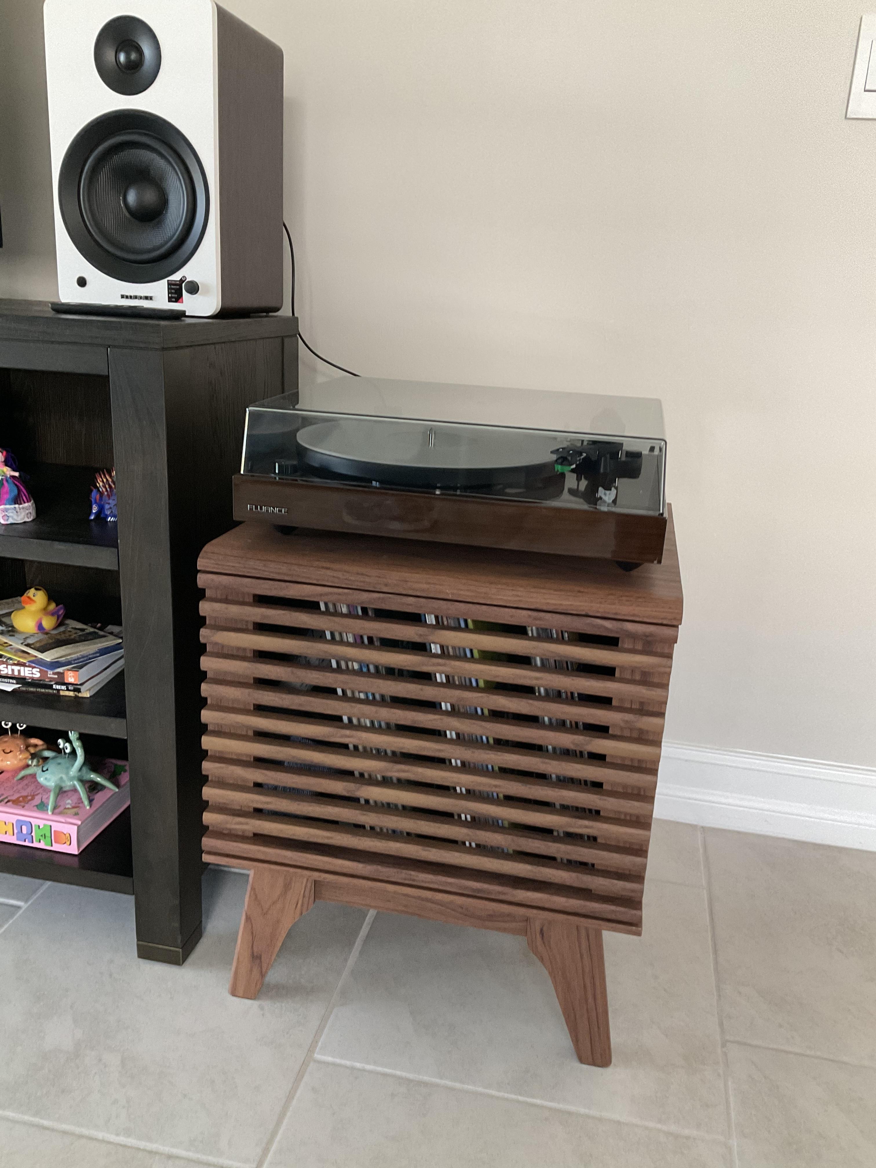 Modway Render Vinyl Record Display Stand | Ashley