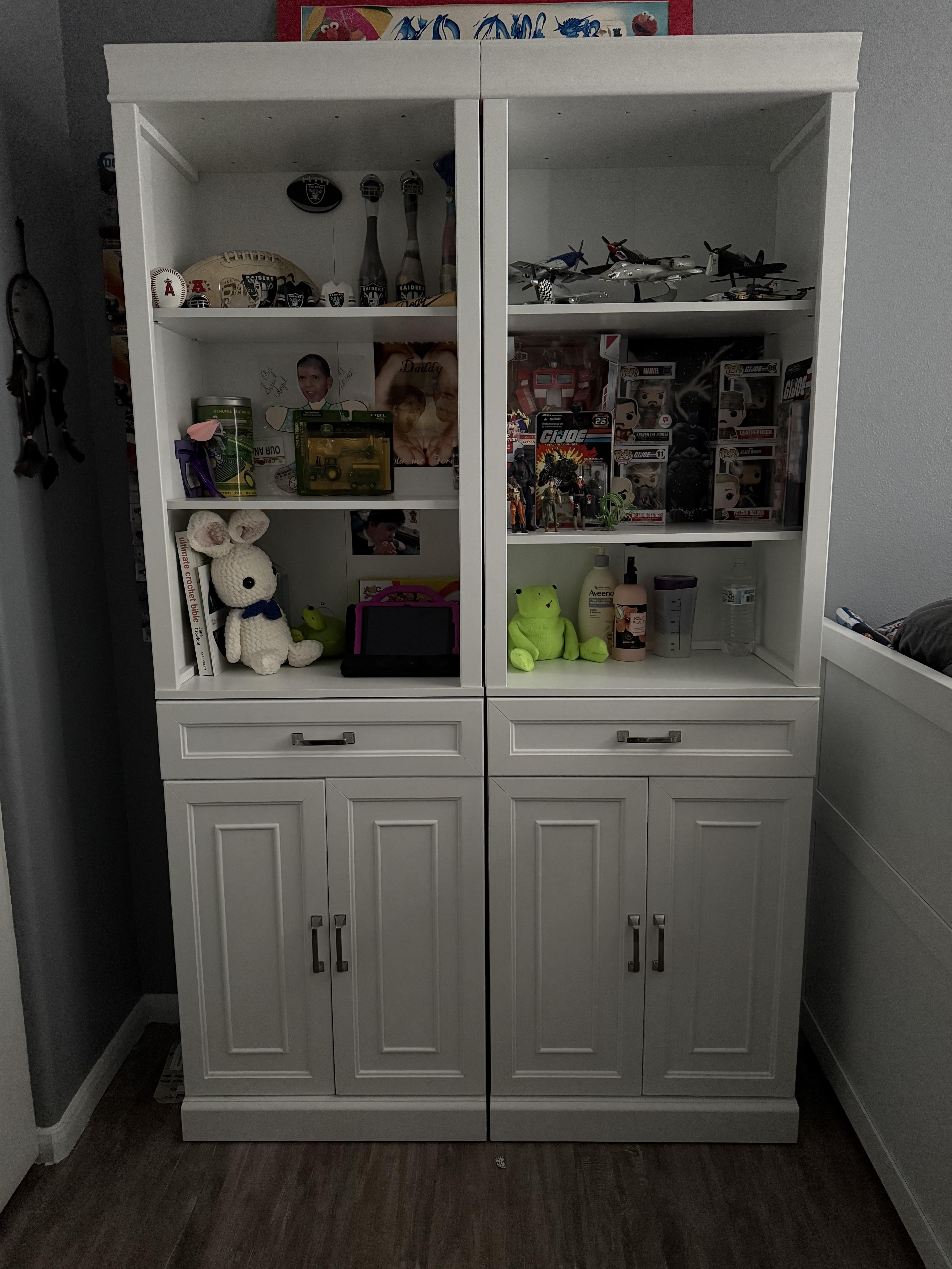 Crosley Furniture Stanton 2-Piece Storage Bookcase Set | Ashley