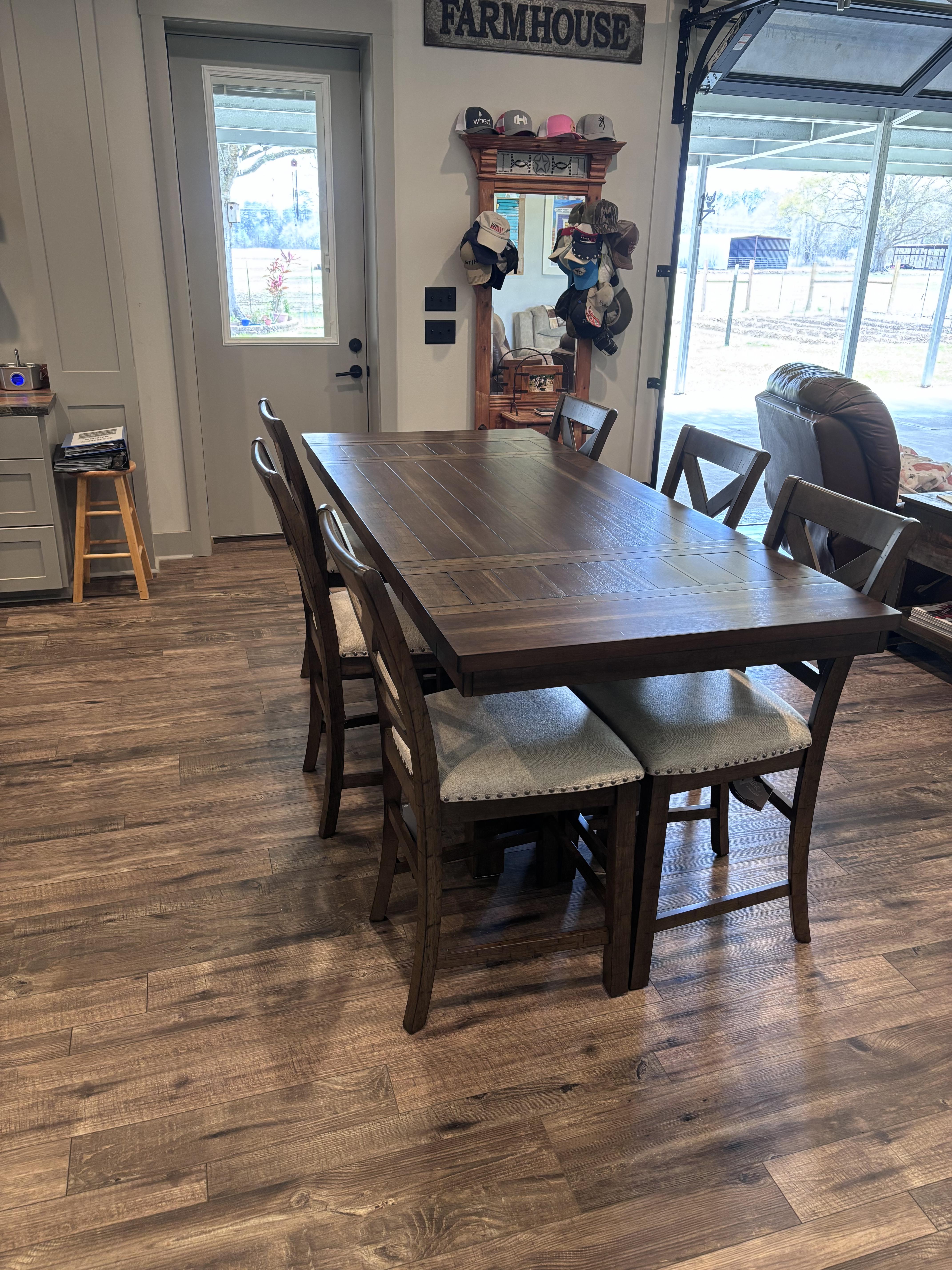 Moriville Counter Height Dining Table and 4 Barstools | Ashley