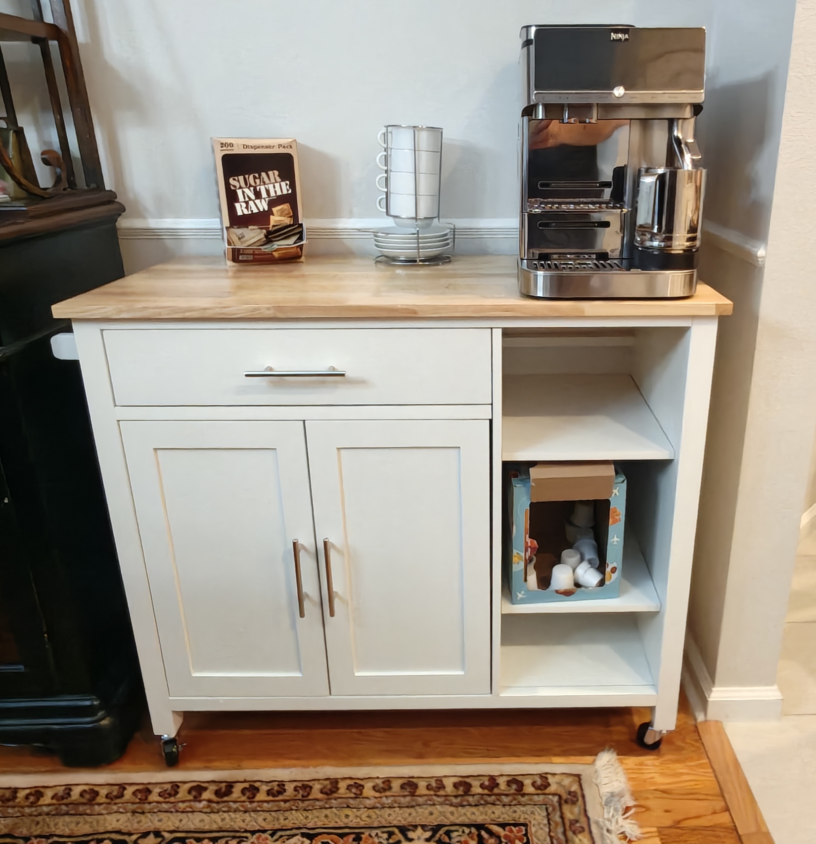 Southern Enterprises Furniture Butcher Block Kitchen Cart | Ashley