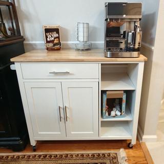 Southern Enterprises Furniture Butcher Block Kitchen Cart | Ashley