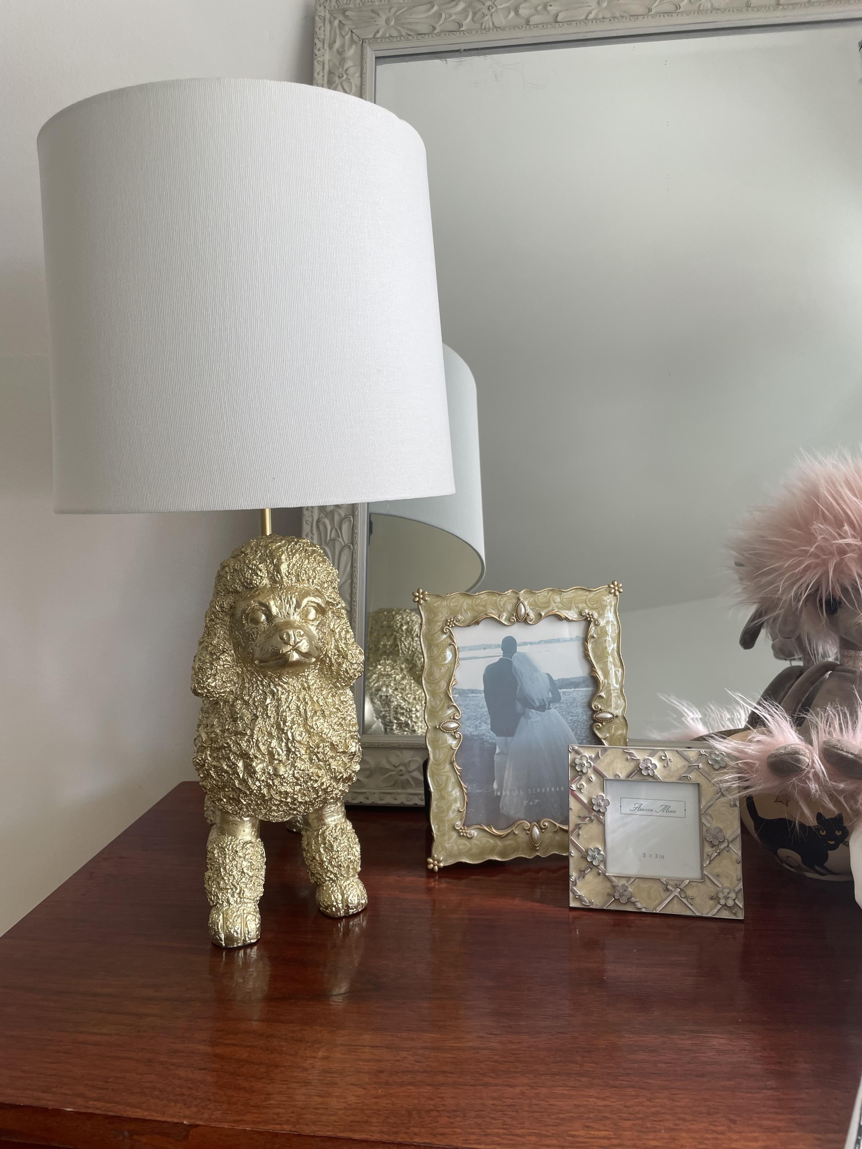 Evolution Poodle Dog Table Lamp | Ashley
