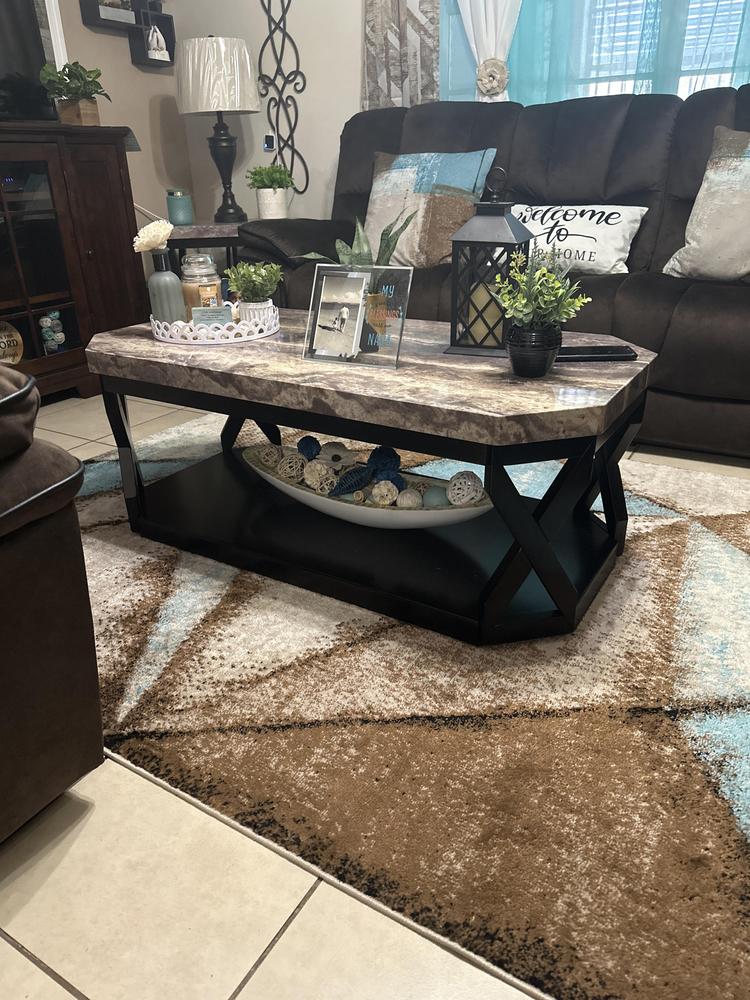 Radilyn Faux Marble Table (Set of 3) | Ashley
