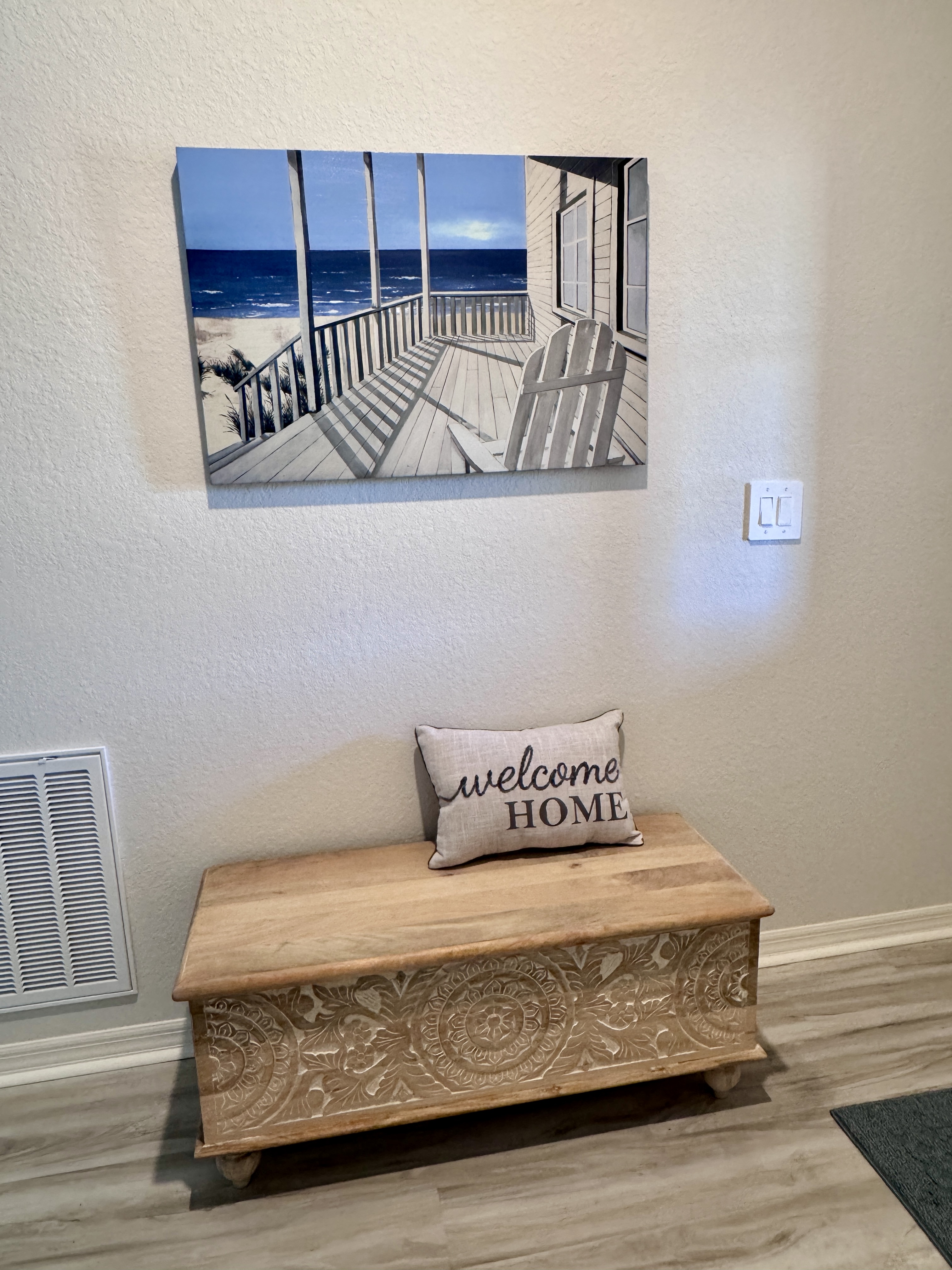 Fossil Ridge Hinged Top Storage Bench | Ashley