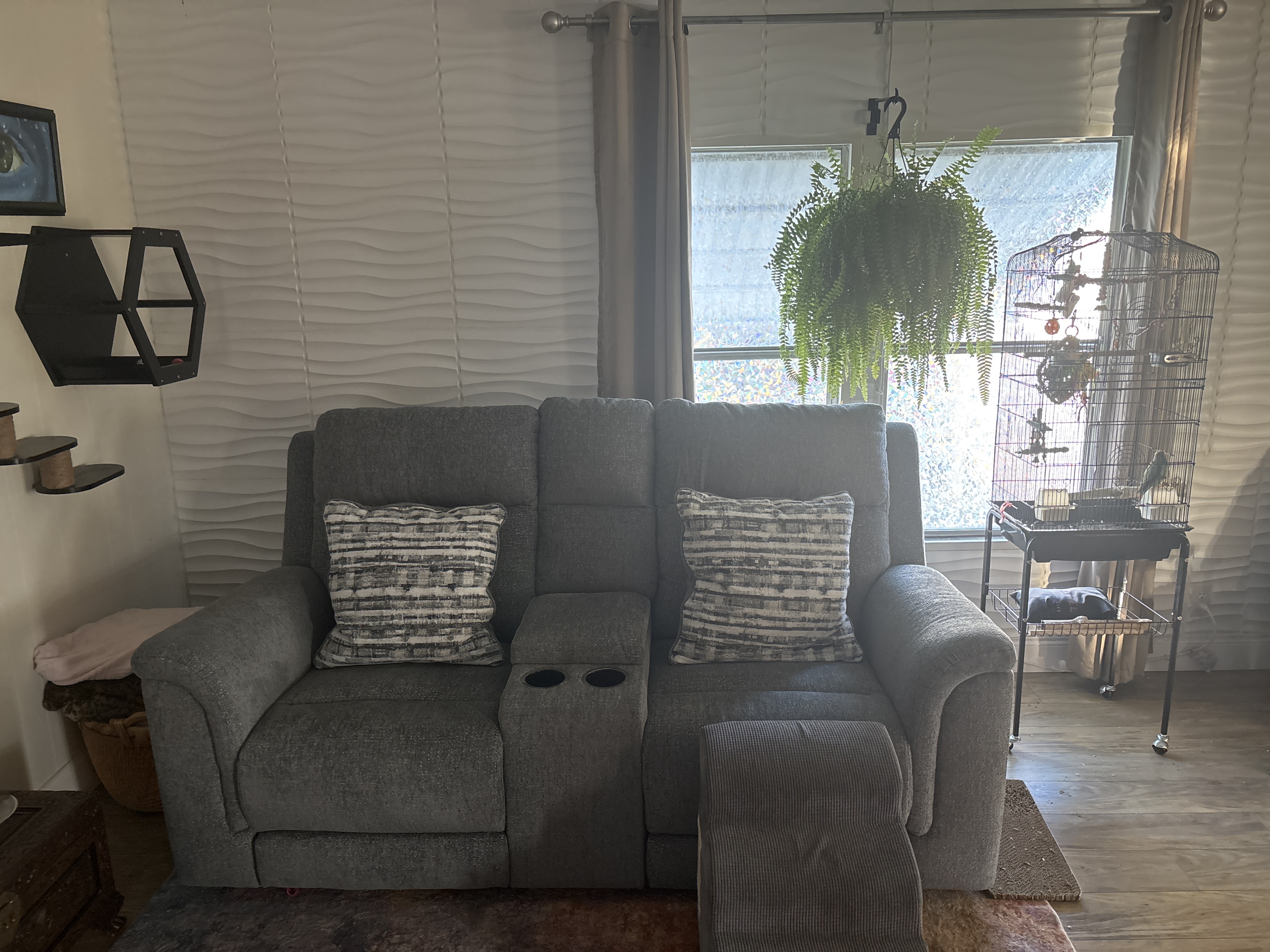 Overflow Next-Gen Nuvella™ Performance Fabric Dual Power Reclining