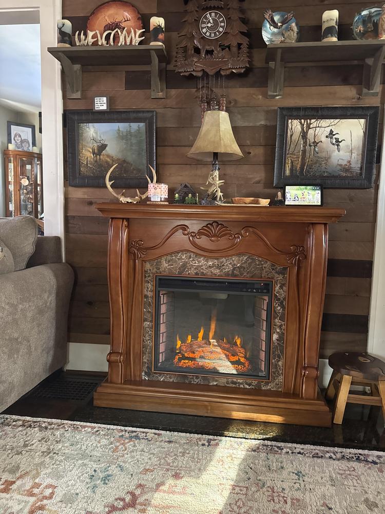 Southern Enterprises Furniture Glasgow Electric Fireplace | Ashley