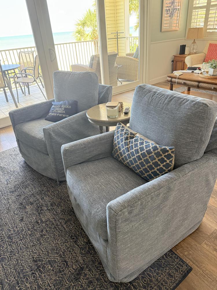 Nenana Next-Gen Nuvella™ Performance Fabric Swivel Glider Accent