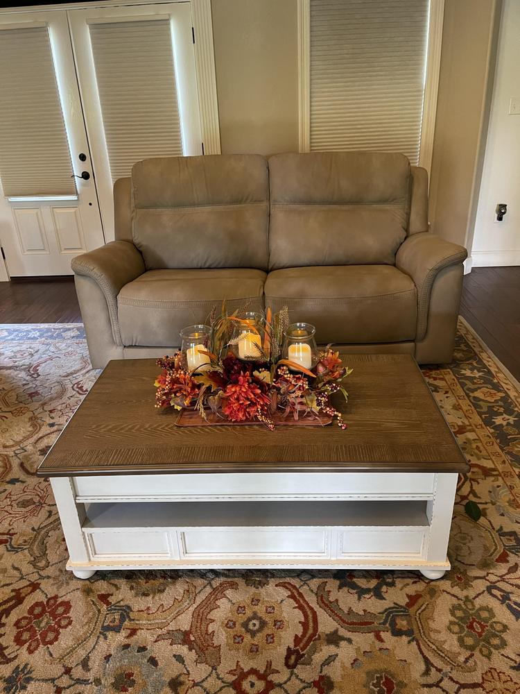 Next-Gen DuraPella Performance Fabric Dual Power Reclining Sofa