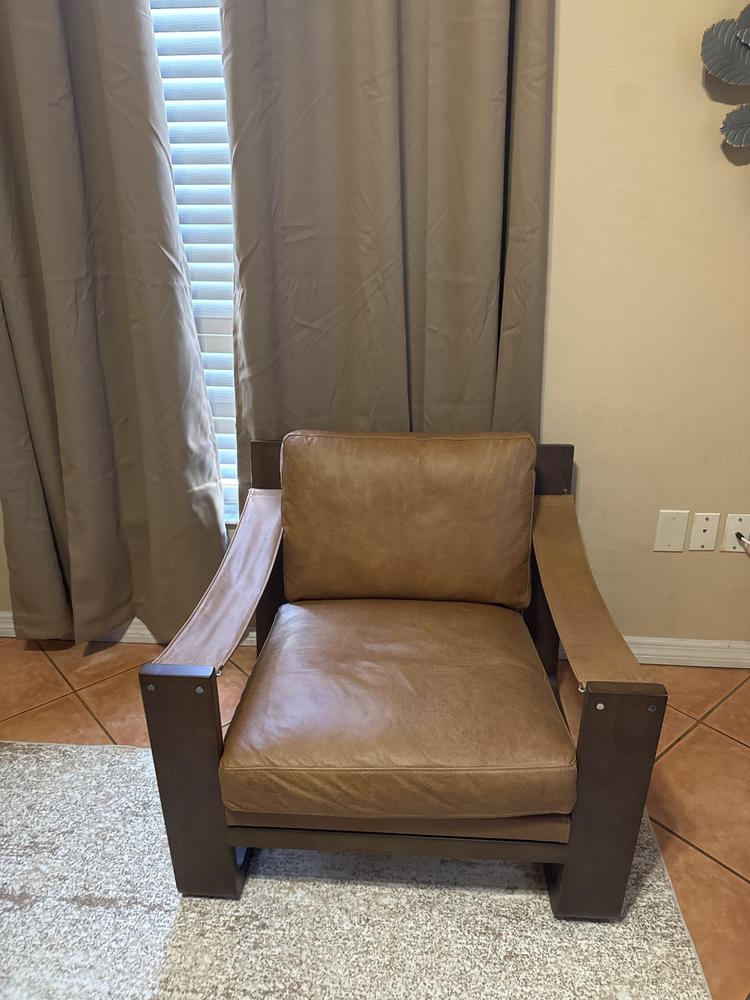 Ashley Luxe Cesar Chair-Carob Nutmeg