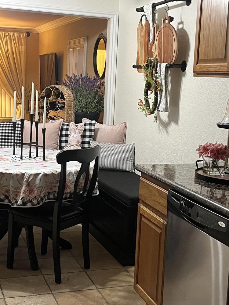 Linon Landin Breakfast Nook with Cushion Set | Ashley