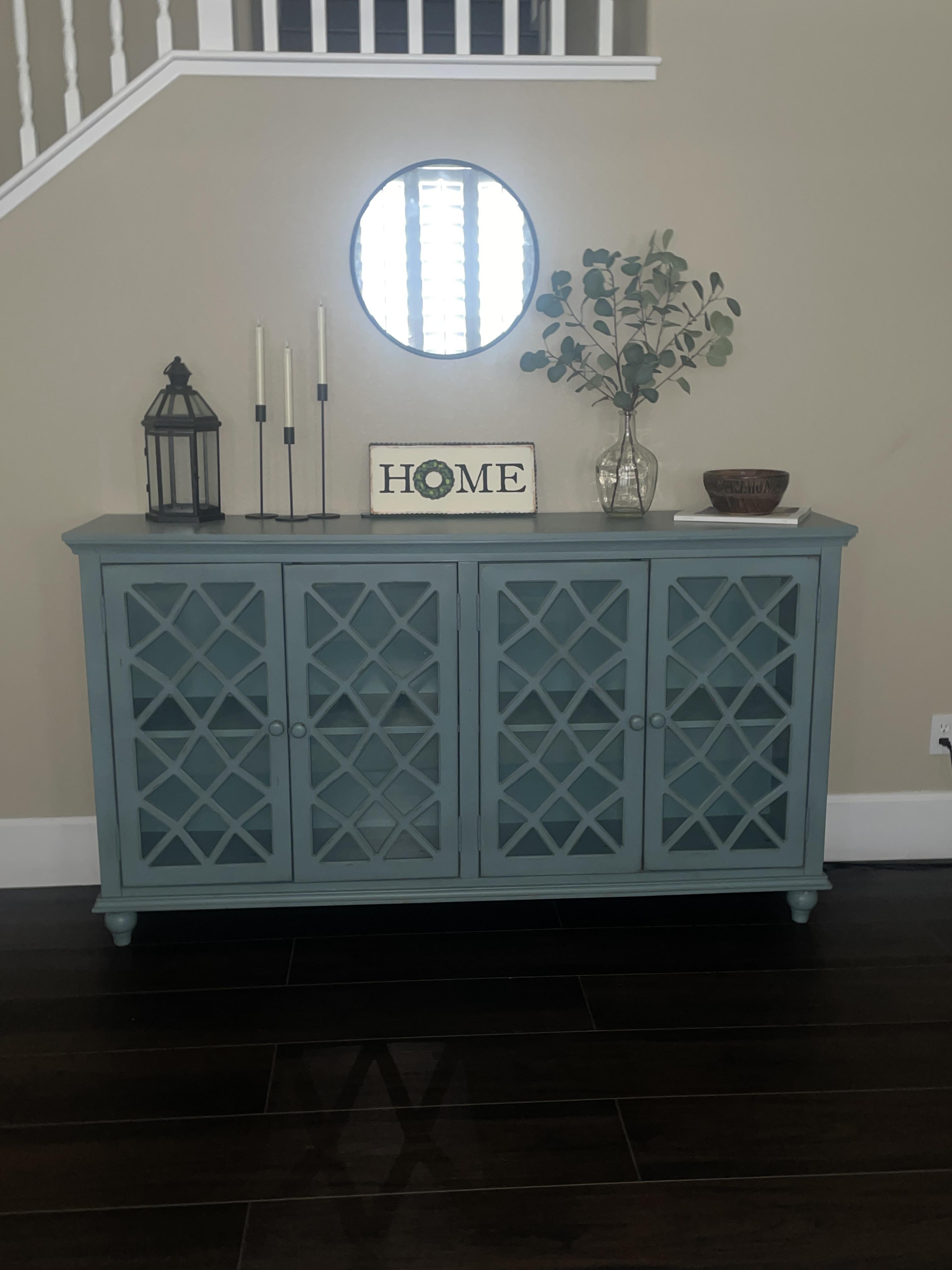 Mirimyn 4 Lattice Design Door Accent Cabinet | Ashley