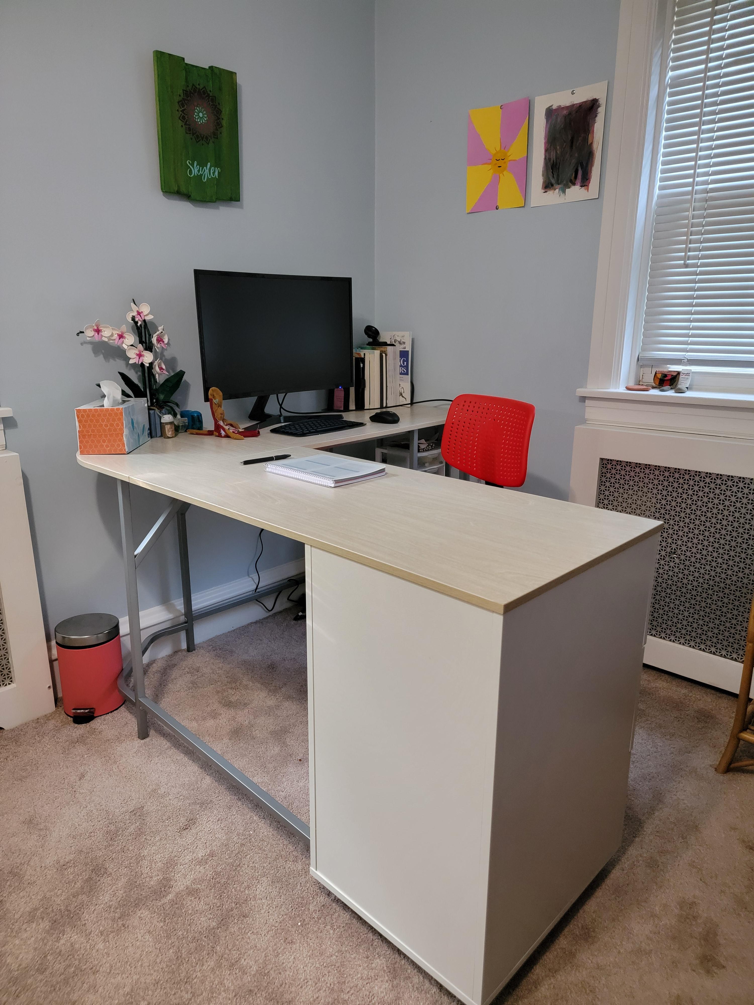 Techni Mobili L-Shaped Desk with Storage | Ashley