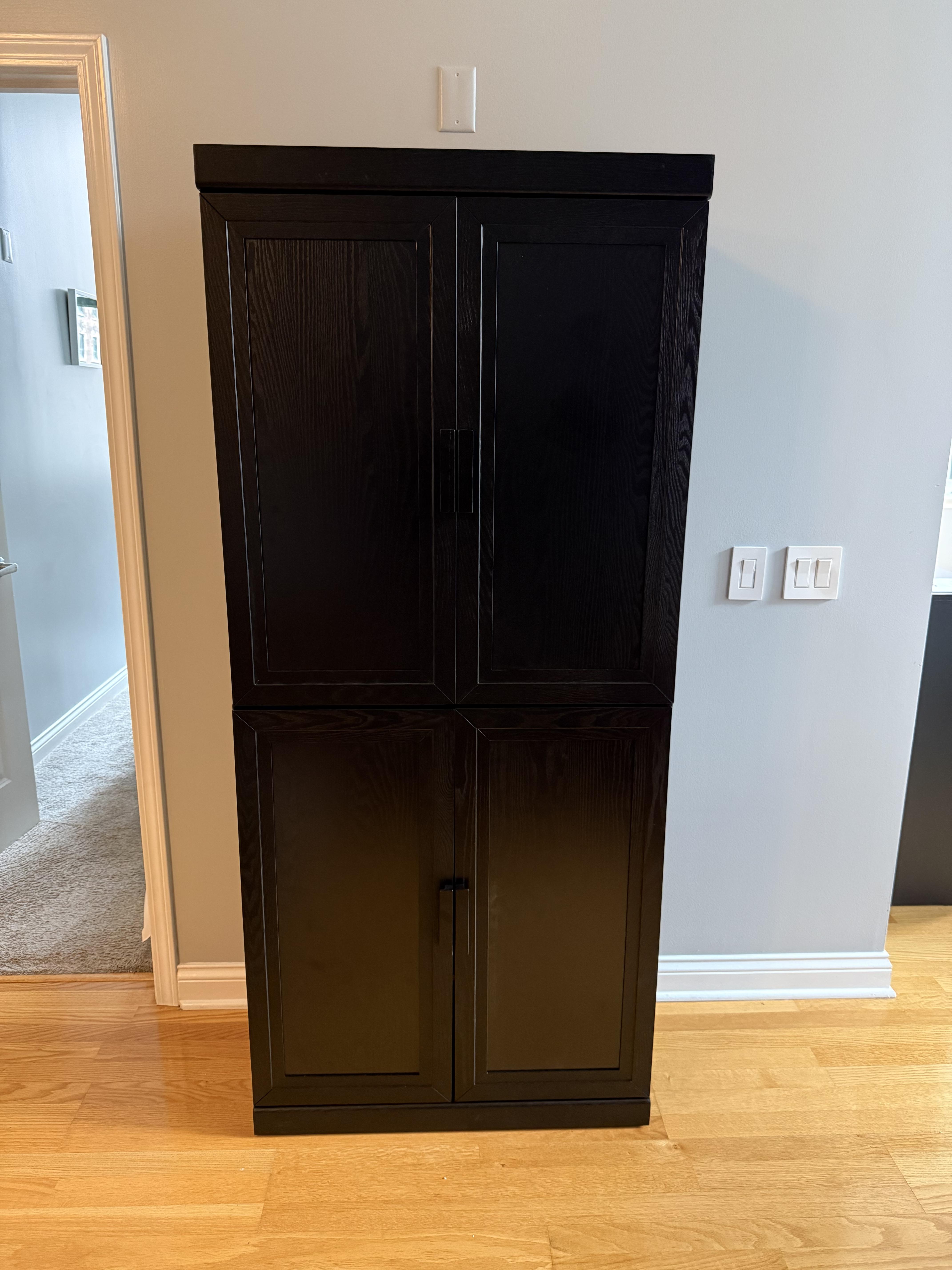 Crosley Furniture Essen Kitchen Pantry Storage Cabinet Set | Ashley