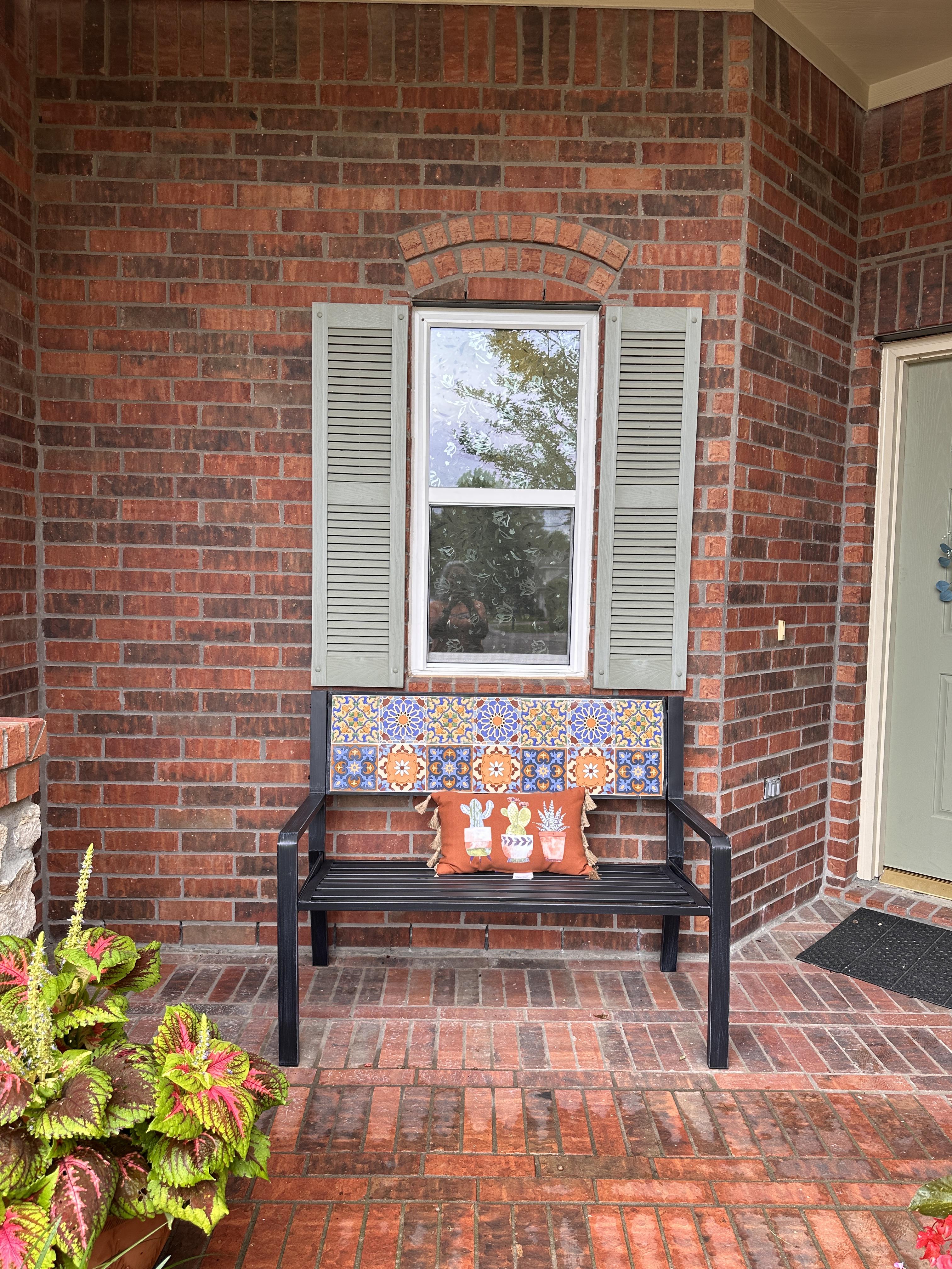 Bayberry Lane Mosaic Outdoor Bench | Ashley