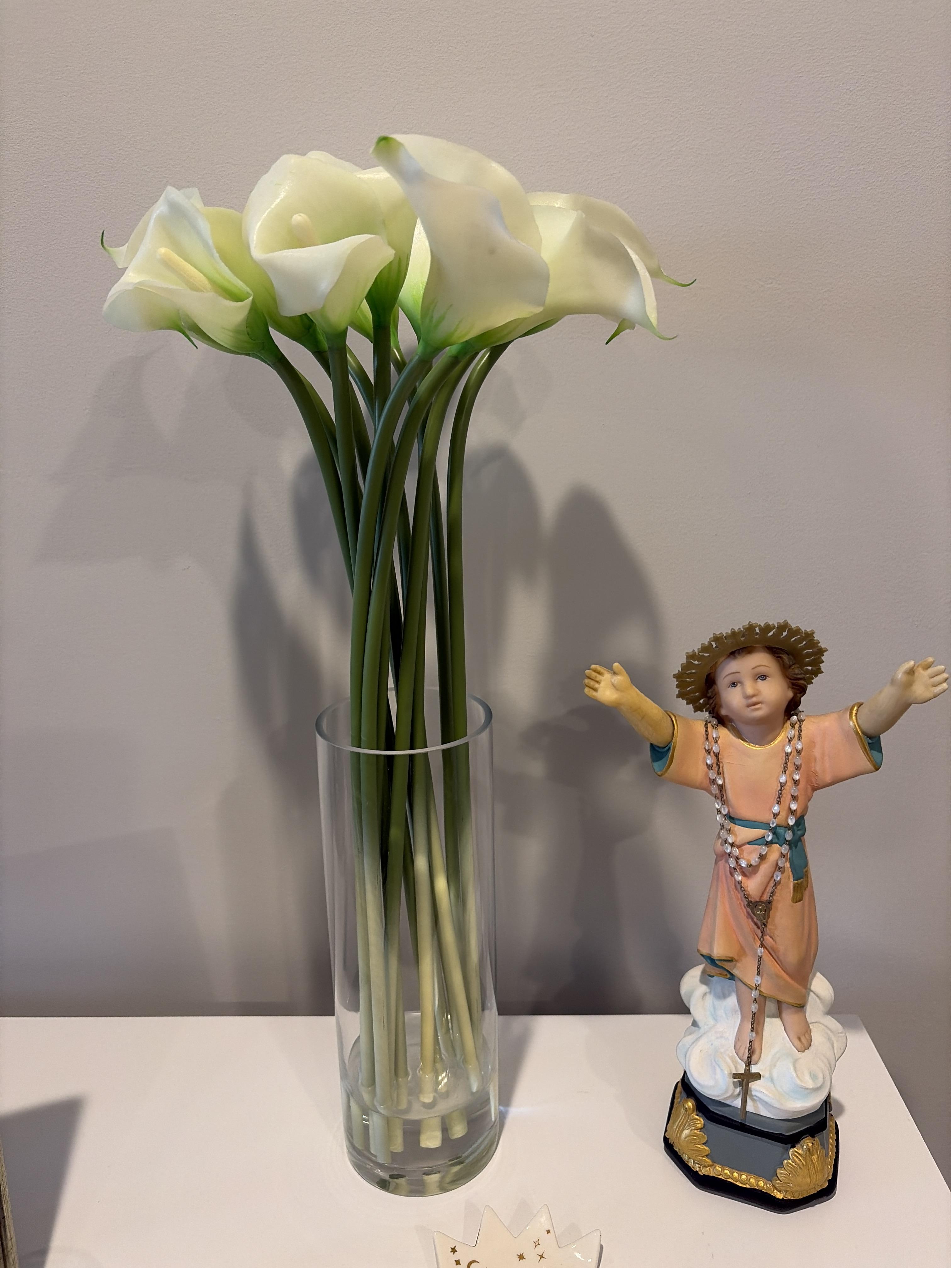 Mini Calla Lily Silk Flower Arrangement | Ashley