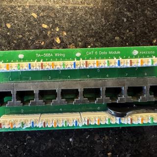 Monoprice 8-Port Cat6 Data Module
