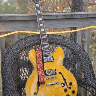 Indio by Monoprice Boardwalk Flamed Maple Semi Hollow Body