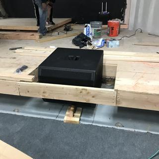 Stage almost ready 1000’used