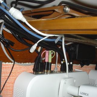 RCA to 3.5mm Stereo Jack Adaptor In Use