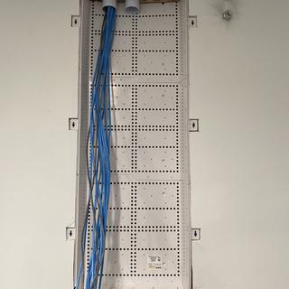 Fully installed in wall