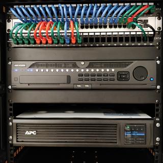 Worked great in my new rack. With the locking door, the 1' cables I used in my open rack did not fit