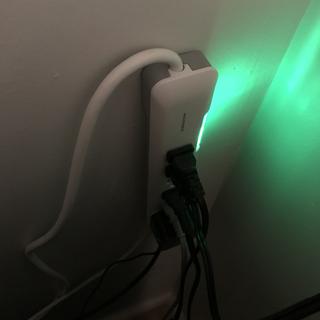 Wall mounted behind AV cabinet