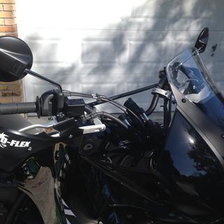 Tusk D-Flex Handguards MX Shields Black 1 1/8 Bar Mounts Motorcycle Dirt Bike