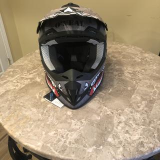 68cm bike helmet GMAX MX-46 Compound Helmet - Matte Black/Grey/White