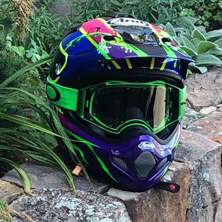 arai barcia frog helmet VX-Pro4 Fragment Yellow / XS 3 receives its long Arai VX-Pro 4 Barcia Frog
