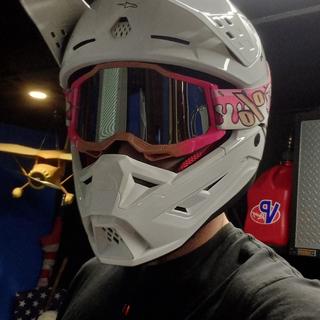 Alpinestars S-M5 ACTION Cross Enduro Motorcycle Helmet White Blue White 199919 Zoom - Foto 8