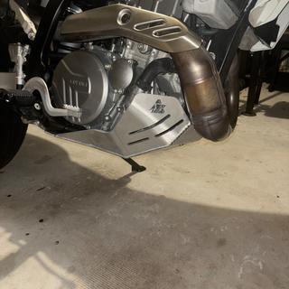 Tusk Aluminum Skid Plate Engine Guard Silver For Yamaha TTR110E 2008-2025