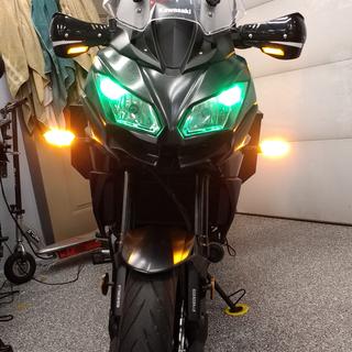 Tusk Handguard Replacement LED Turn Signal - Amber Blinker Pair For D-Flex Shields