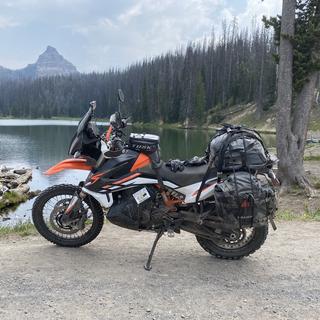 Tusk Pannier Racks with Tusk Pilot Pannier Bags Parts