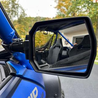 Tusk Pivot Folding Mirror Kit W/ A-Pillar Mounts – Polaris RZR XP 1000 2014-2021