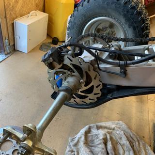 Tusk Stainless Steel Typhoon Brake Rotor, Rear For Yamaha RHINO 450 4X4